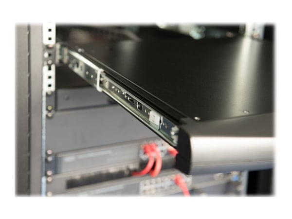 Digitus Professional DS-72211-3US - KVM-konsoll med KVM-svitsj - 16 porter - US - 19" - kan monteres i rack - 1366 x 768 @ 60 Hz - 1000:1 - svart, ...
