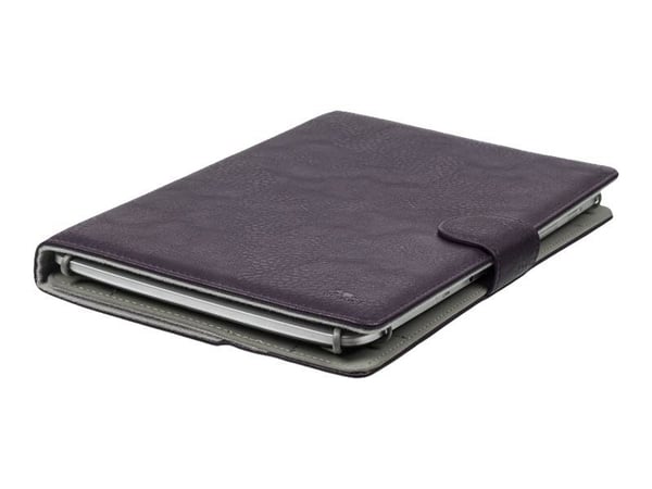 Riva Case Orly 3017 Universal - Lommebok for nettbrett - polyuretanlær - fiolett - 10.1"