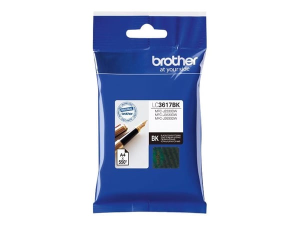 Brother LC3617BK, Musta, 1 kpl, 550 sivua