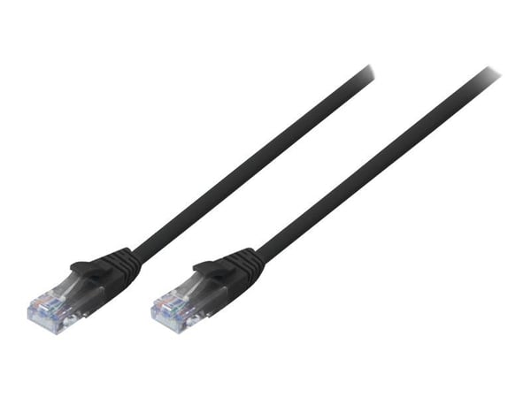 Lindy - Koblingskabel - RJ-45 (hann) til RJ-45 (hann) - UTP - CAT 6 - formstøpt, uten hindringer, flertrådet - svart