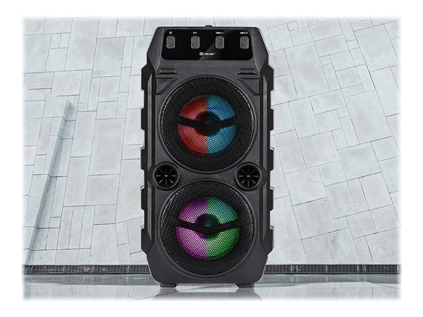 Tracer SUPERBOX - Høyttaler - for bærbar bruk - 2.0-kanal - trådløs - Bluetooth - 10 watt - svart