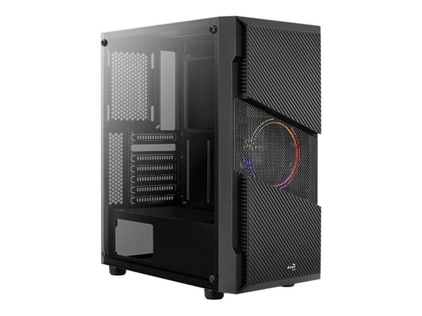 AEROCOOL ADVANCED TECHNOLOGIES AeroCool Menace Saturn FRGB v1 - Tempered Glass Edition - Tower - ATX - sidopanel med fönster (härdat glas)