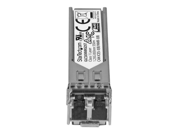Startech Cisco GLC-SX-MM-RGD Compatible SFP Module, 1000BASE-SX, 1GbE Multimode Fiber MMF Optic Transceiver, LC Connector, 550m, 850nm, DDM, Cisco ...