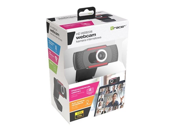 Tracer HD WEB008 - Nettkamera - farge - 1280 x 720 - 720p - lyd - USB 2.0 - DC 5 V