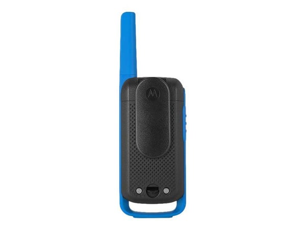Motorola Talkabout T62 - Bærbar - toveis radio - PMR - 446 MHz - 16-kanalers - svart, blå (en pakke 2)