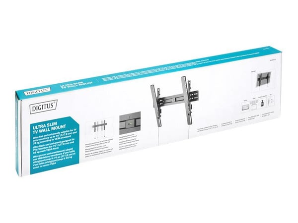 DIGITUS DA-90375 - Brakett - Ultra-Slim - for LCD-TV - skjermstørrelse: 37"-70" - veggmonterbar