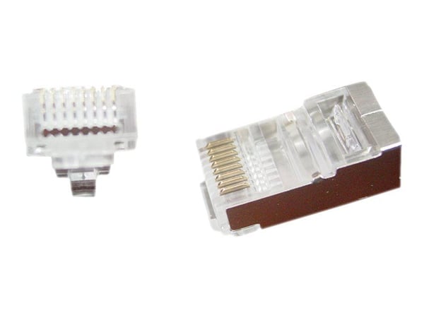 Gembird LC-PTF-01/10, RJ-45, Ruskea, Hopea, Läpinäkyvä, F/UTP (FTP), Kulta, CE, ISO 9002, RoHS
