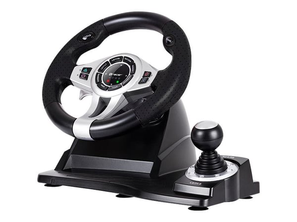 Tracer Roadster 4 in 1 - Sett for hjul, pedaler og girskiftehevarm - kablet - for PC, Sony PlayStation 3, Microsoft Xbox One, Sony PlayStation 4