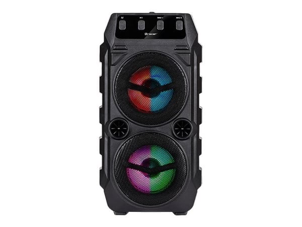 Tracer SUPERBOX - Høyttaler - for bærbar bruk - 2.0-kanal - trådløs - Bluetooth - 10 watt - svart