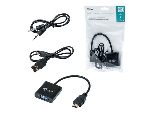 i-Tec - Videokonverterare - HDMI - VGA