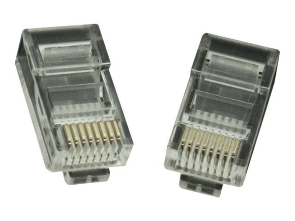 Gembird LC-8P8C-001/100, 8P8C (RJ-45), Läpinäkyvä, Cat5, Kulta, CE, ISO 9002, RoHS