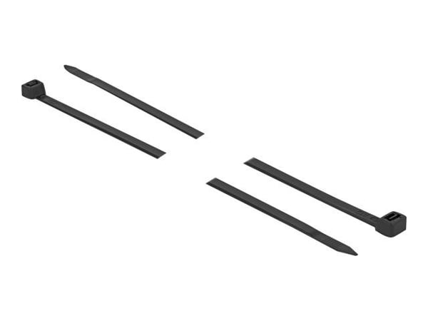 DeLOCK 19646, Avattava johdinside, Nailon, Musta, -35 - 85 °C, 85 cm, 9 mm