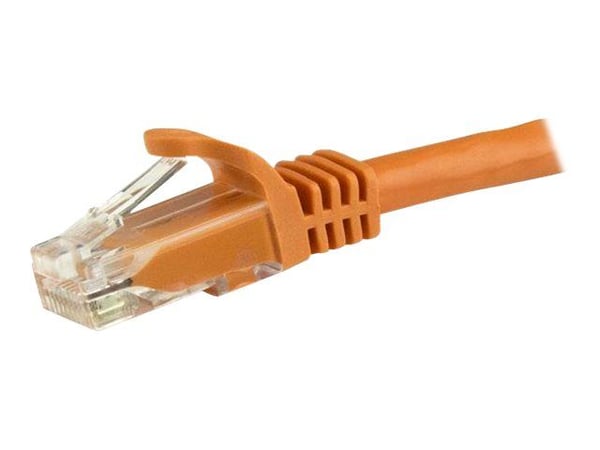 StarTech.com 1.5m CAT6 Ethernet-kaapeli, 10 Gigabit Snagless RJ45 650MHz 100W PoE Patch Cord, CAT 6 10GbE UTP verkkokaapeli w/Strain Relief, oranss...