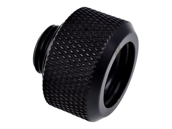 Alphacool Eiszapfen Connector Series HardTube Socket - Armatur for væskekjølesystem - mørkesvart