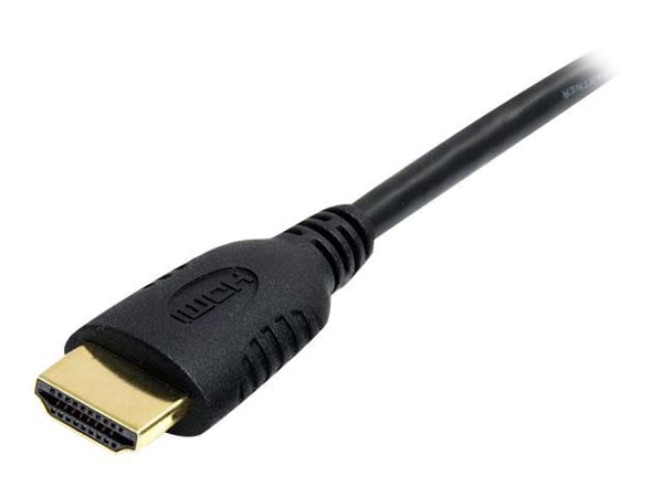 Startech.com 1m høyhastighets HDMI-kabel med Ethernet HDMI til HDMI Mini - Video/lyd/nettverkskabel - HDMI - 30 AWG - HDMI, 19-pinners (M) - Mini-H...