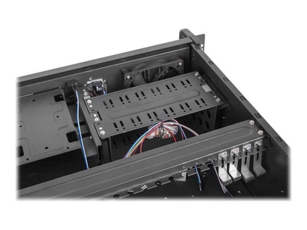 Lanberg - Rack-monterbar - 4U - ATX - ingen strømforsyning - sort