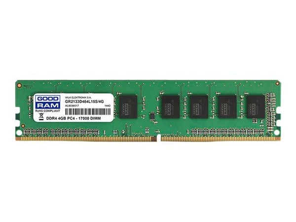Pamięć GoodRam DDR4, 4 GB, 2400MHz, CL17 (GR2400D464L17S/4G)