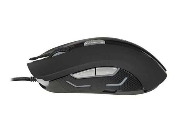 iBOX Aurora A-1 - Mus - optisk - 6 knapper - kablet - USB - svart