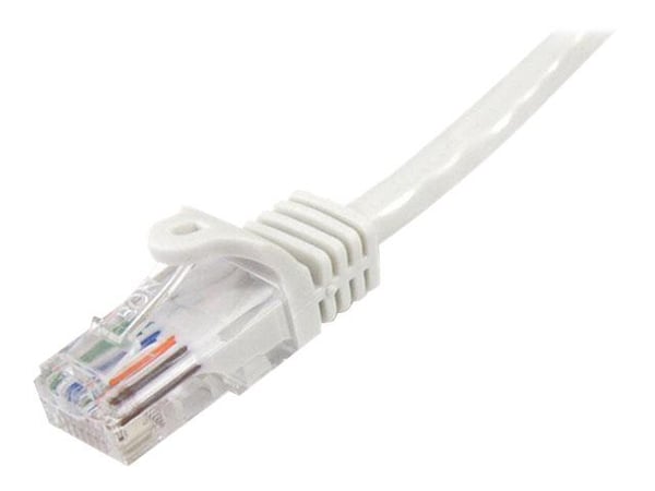 Startech CAT5e Cable - 7 m White Ethernet Cable - Snagless - CAT5e Patch Cord - CAT5e UTP Cable - RJ45 Network Cable - Koblingskabel - RJ-45 (hann)...