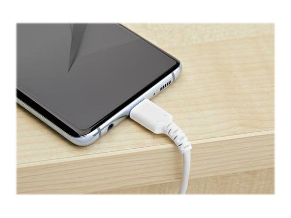 StarTech 2 m USB-C-kabel -&nbsp;vit - USB-kabel - USB-C (hane) rak till USB-C (hane) rak - Thunderbolt 3 / USB 2.0 - 2 m - vit