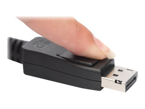 DIGITUS - DisplayPort-kabel - DisplayPort (hann) til DisplayPort (hann) - DisplayPort 1.4 - 2 m - 4K-støtte, 8K-støtte, 5K-støtte - svart