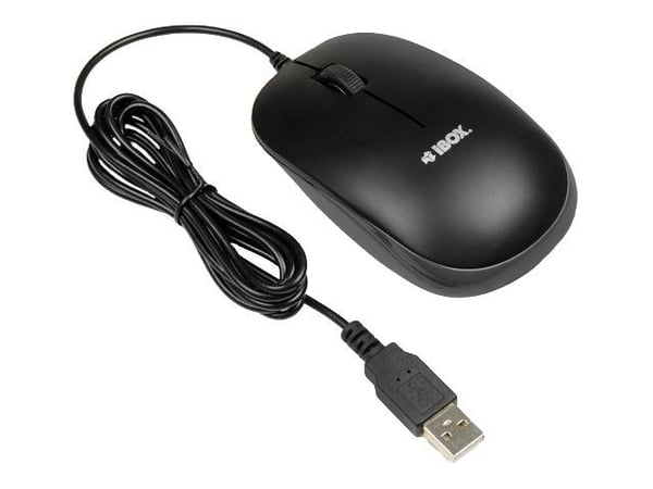 iBOX Desktop Kit - Tastatur- og mussett - USB - QWERTY - svart