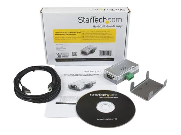 StarTech.com ICUSB2324852, USB B-tyyppi, Sarja, RS-232/422/485, Harmaa, Teho, FTDI - FT2232H