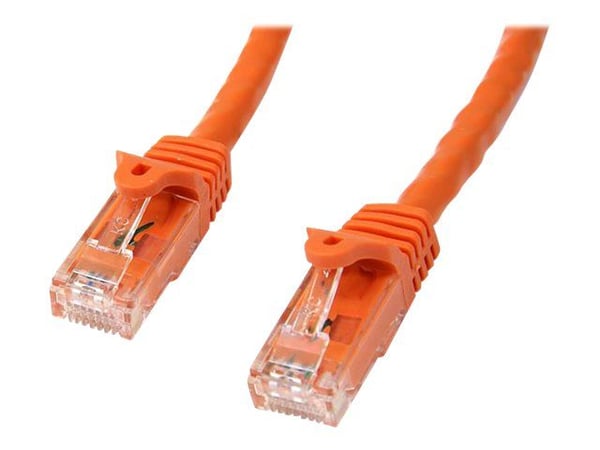 StarTech.com 1.5m CAT6 Ethernet-kaapeli, 10 Gigabit Snagless RJ45 650MHz 100W PoE Patch Cord, CAT 6 10GbE UTP verkkokaapeli w/Strain Relief, oranss...