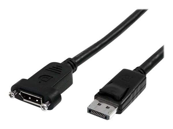 StarTech.com 3 ft / 91 cm 20-nastainen DP DisplayPort jatkopaneeliasennuskaapeli - DisplayPort - DisplayPort - DisplayPort - uros - naaras (DPPNLFM...