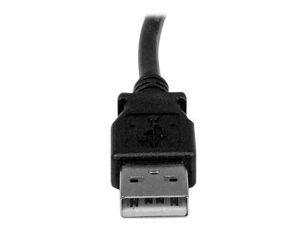 StarTech 3m USB 2.0 A to Right Angle B Cable Cord - 3 m USB Printer Cable - Right Angle USB B Cable - 1x USB A (M), 1x USB B (M) (USBAB3MR) - USB-k...