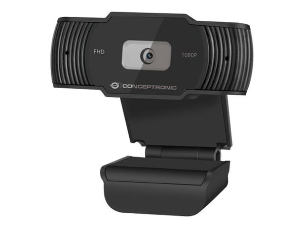 Conceptronic AMDIS04B - Nettkamera - farge - 1920 x 1080 - 1080p - fastfokal - lyd - USB 2.0 - DC 5 V