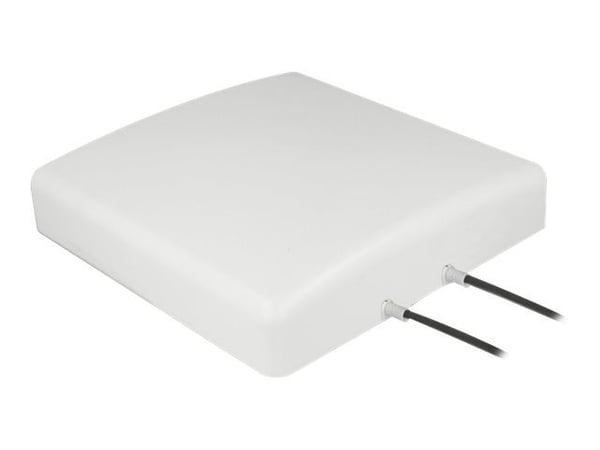 Delock - Antenne - plate - 8 dBi - direksjonal - kan monteres på vegg, stangmontering