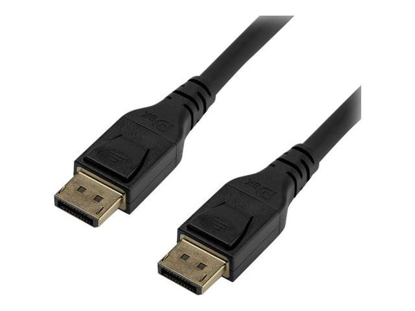 StarTech.com 16ft/5m VESA-sertifioitu DisplayPort 1.4 -kaapeli, 8K 60Hz HBR3 HDR, Super UHD DisplayPort to DisplayPort Monitor Cord, Ultra HD 4K 12...