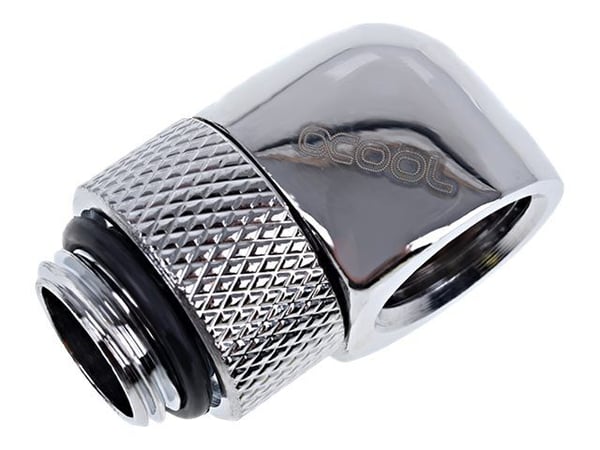 Alphacool Eiszapfen Connector Series L-connector - Armatur for væskekjølesystem - krom