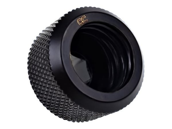 Alphacool Eiszapfen Connector Series HardTube Socket - Armatur for væskekjølesystem - mørkesvart