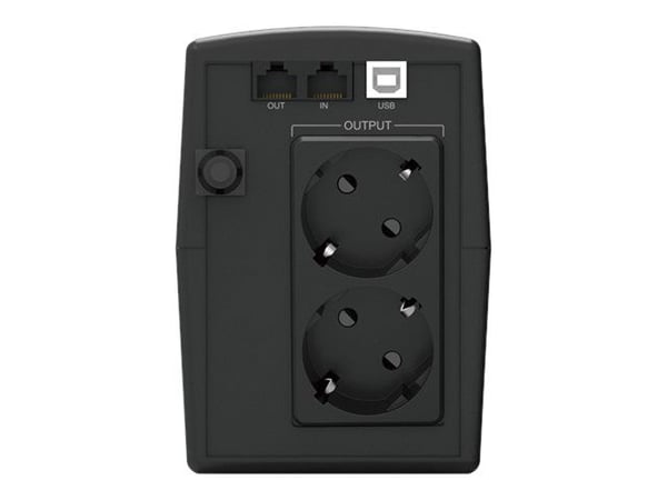 Conceptronic Zeus 01ES - UPS - AC 220-240 V - 360 Watt - 650 VA - USB - lähtöliittimet: 2