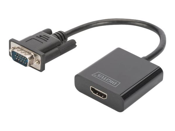 Digitus DA-70473, 0,15 m, VGA (D-Sub), 1920 x 1080 pikseliä, Musta, Kiina, 50 g Digitus DA-70473, 0,15 m, VGA (D-Sub), 1920 x 1080 pikseliä, Musta, Kiina, 50 g