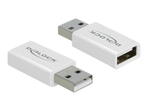 DeLOCK 66530, USB 2.0 Type-A, USB 2.0 Type-A, Valkoinen