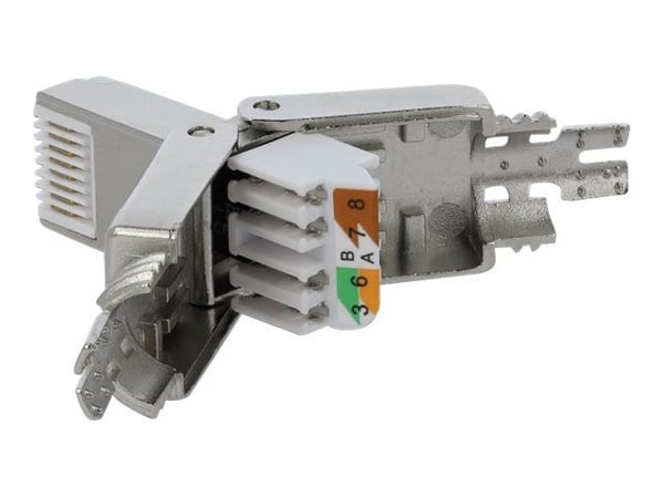 Delock - Nettverkkontakt - RJ-45 (hann) - STP - CAT 6