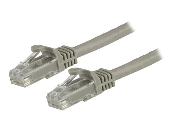 Startech 7.5m CAT6 Ethernet Cable, 10 Gigabit Snagless RJ45 650MHz 100W PoE Patch Cord, CAT 6 10GbE UTP Network Cable w/Strain Relief, Grey, Wiring...