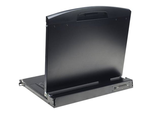 Digitus Professional DS-72210 - KVM-konsoll - 17" - kan monteres i rack - 1280 x 1024 @ 60 Hz - 1000:1 - svart, RAL 9005 - 1U