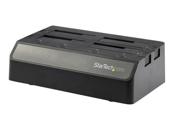 StarTech.com 4-Bay USB 3.1 to SATA Hard Drive Docking Station, 10Gbps USB Hard Drive Dock, External 2.53.5 SATA III (6Gbps) SSDHDD Docking Station,...