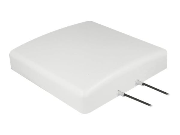Delock - Antenne - plate - 8 dBi - direksjonal - utendørs, kan monteres på vegg, mast