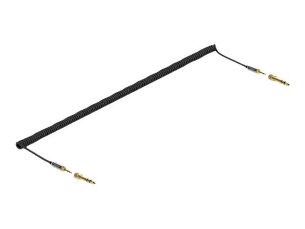 DeLOCK 85839, 3.5mm, Uros, 3.5mm, Uros, 5 m, Musta