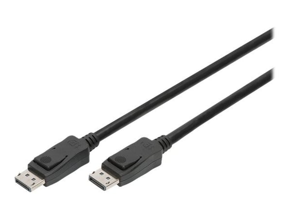 DIGITUS - DisplayPort-kabel - DisplayPort (hane) till DisplayPort (hane) - DisplayPort 1.4 - 3 m - stöd för 8K - svart