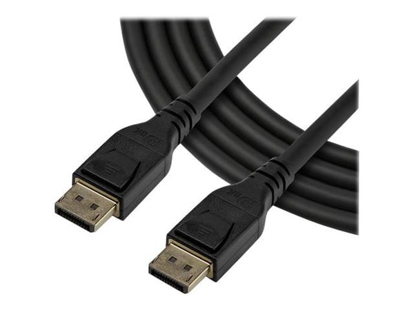 StarTech.com 16ft/5m VESA-sertifioitu DisplayPort 1.4 -kaapeli, 8K 60Hz HBR3 HDR, Super UHD DisplayPort to DisplayPort Monitor Cord, Ultra HD 4K 12...
