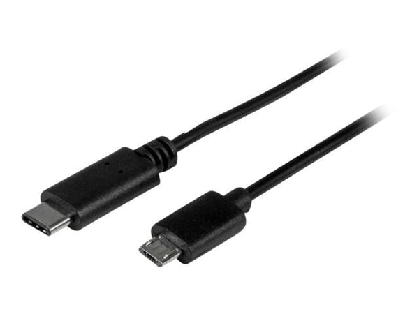 StarTech USB C to Micro USB Cable - 0.5m - M/M - Thunderbolt 3 Compatible - Micro USB Cord -USB Type C to Micro USB Cable (USB2CUB50CM) - USB-kabel...