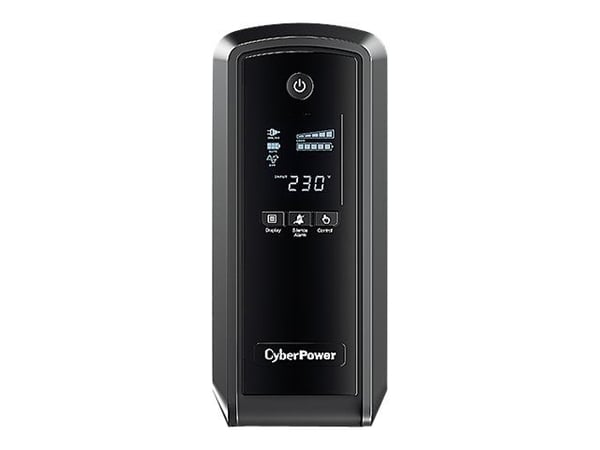 CyberPower PFC Sinewave Series CP550EPFCLCD - UPS - AC 230 V - 330 watt - 550 VA - 7 Ah - USB - utgangskontakter: 6