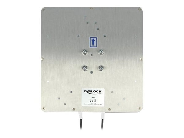 Delock - Antenne - plate - 8 dBi - direksjonal - utendørs, kan monteres på vegg, mast
