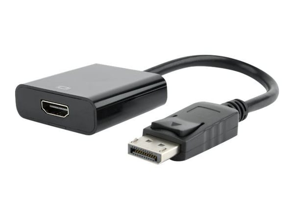 Cablexpert - Videoadapter - DisplayPort han til HDMI hun - 10 cm - lajittelu - 1080p tuki